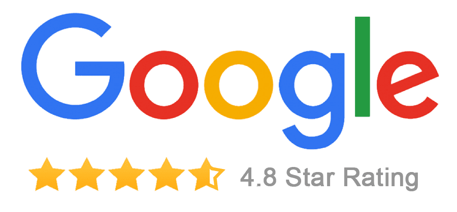 Google 4.8 star rating